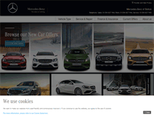 Tablet Screenshot of mercedes-benzofbolton.co.uk